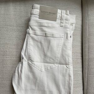 Lucky Brand White Lolita Crop Jeans